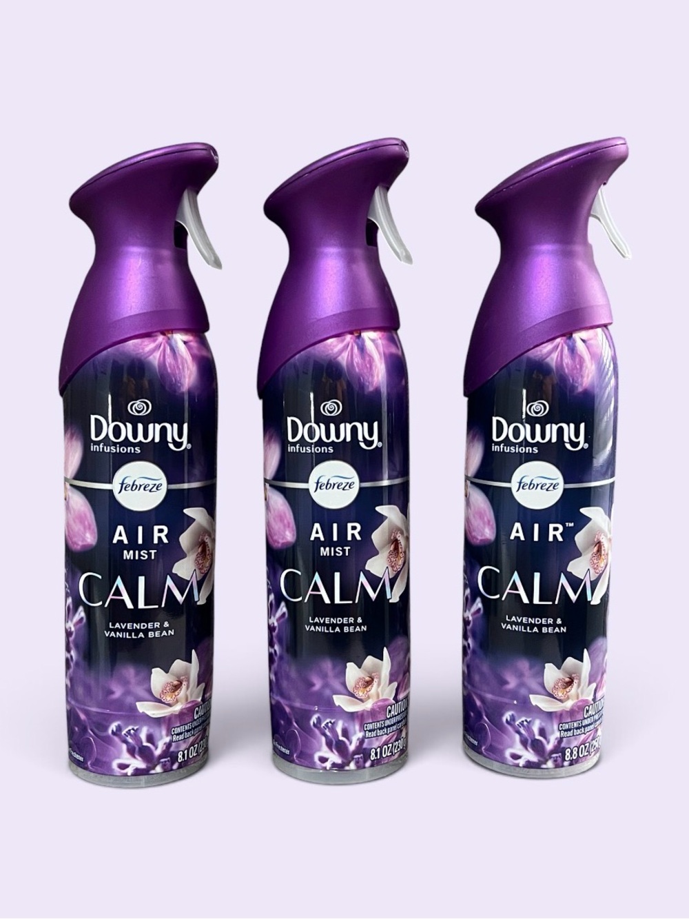 Febreze Downy Infusions Calm Air Mist - Purple X3